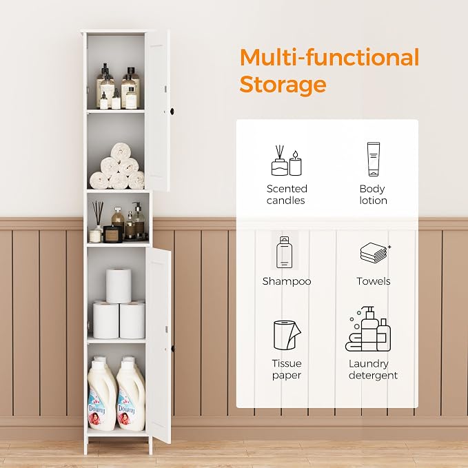 Tall Bathroom Storage Cabinet - Image 4