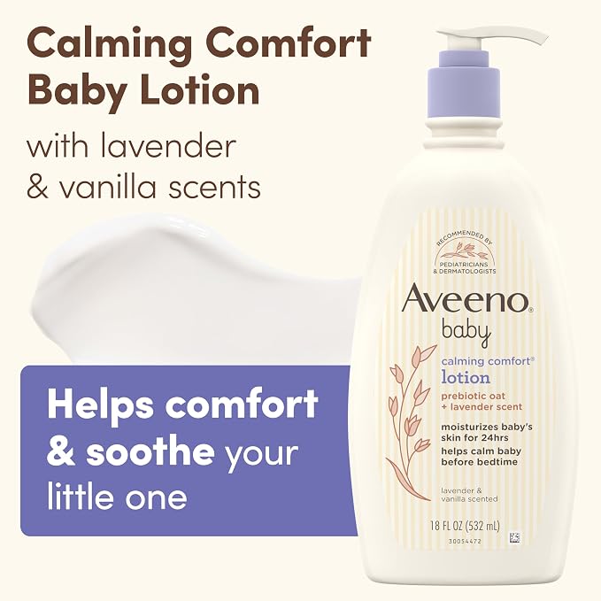 Aveeno Baby Calming Comfort Moisturizing Body Lotion - Image 2