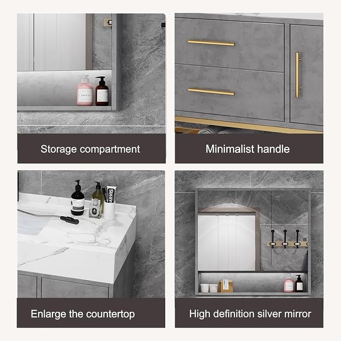 Modern 39" Bathroom Vanity - Image 5