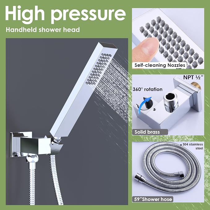 Enga Dual Shower Head Shower System - Image 8