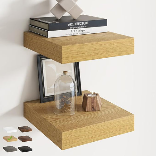 12 Inch Square Floating Shelves by Marsmiles