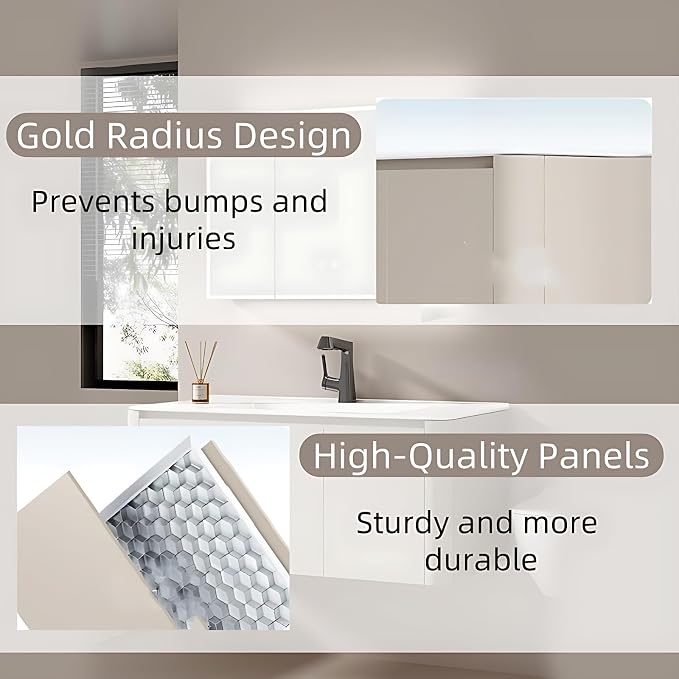 Bathroom Cabinet with Sink - Image 5