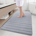 Buganda Memory Foam Bath Mat, Ultra Soft and Non-Slip Bathroom Rugs, Water by Buganda