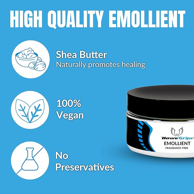 HawkGrips, 8oz Massage Emollient 10ct, Fragrance-Free, Shea Butter, Oil Based - Image 5