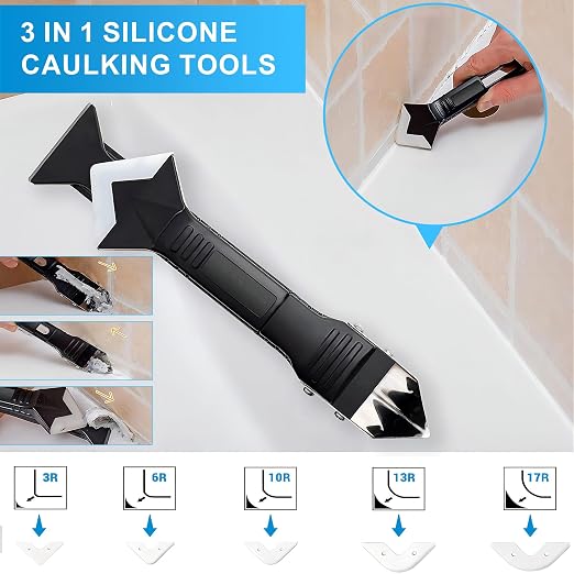 8Oz White Waterproof Caulk & Seal Silicone Sealant, Wadities Tile Grout Repair - Image 5
