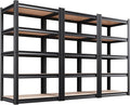 AOAORRG Set of 3 Garage Shelving Heavy Duty Storage Shelves, 5-Tier Metal by Unknown