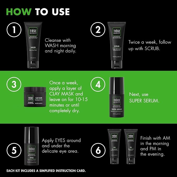 Tiege Hanley Skin Care Set for Men, Revitalization Routine, System Level 4 - Image 5
