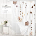 Gibelle 3 in 1 Shower Curtain Set, Waterproof Fabric Bathroom Curtain 72x72 by Gibelle