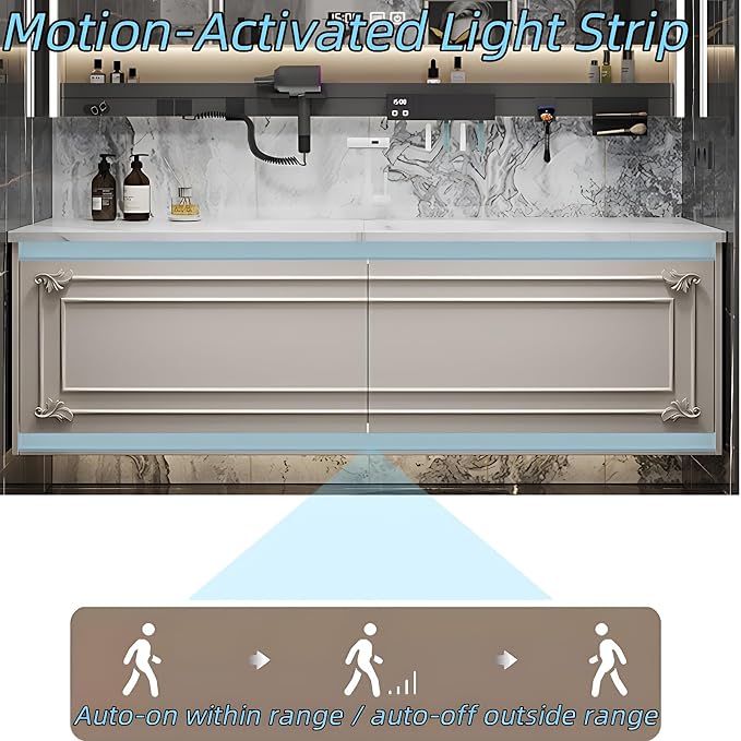 48IN Modern Bathroom Cabinet - Image 3
