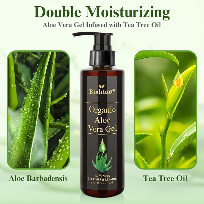 Aloe Vera Gel Infused with Tea Tree Oil - Image 3
