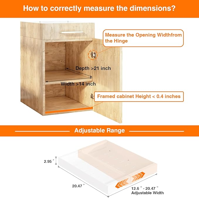LEGUANG Expandable Pull-Out Cabinet Organizers - Image 5