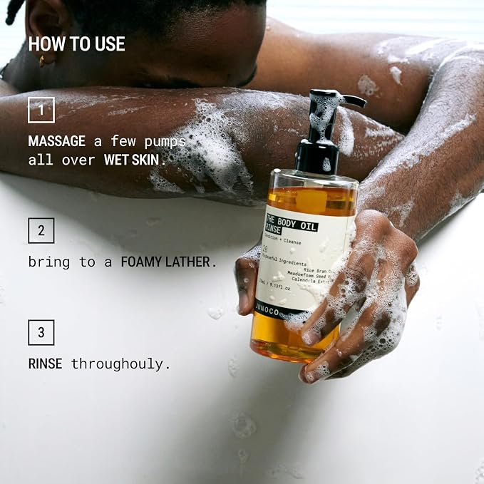 JUNO & Co. Body Oil Rinse, Shower Oil - Image 5