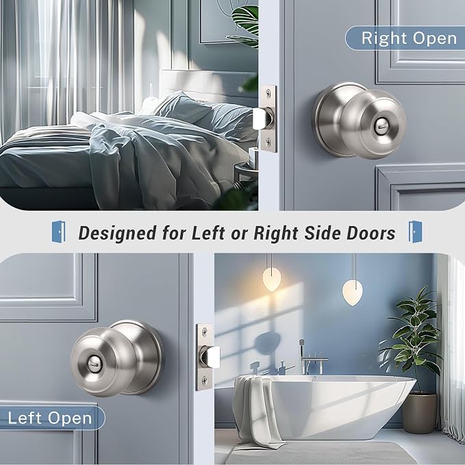 KNOBWELL 3 Pack Privacy Door Knob - Image 3
