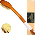 ICANdOIT-17.71Inch Natural Stiff Sisal Bristles Anti-Slip Curved Long Handle by Beautyisanattitude-ICANdOIT