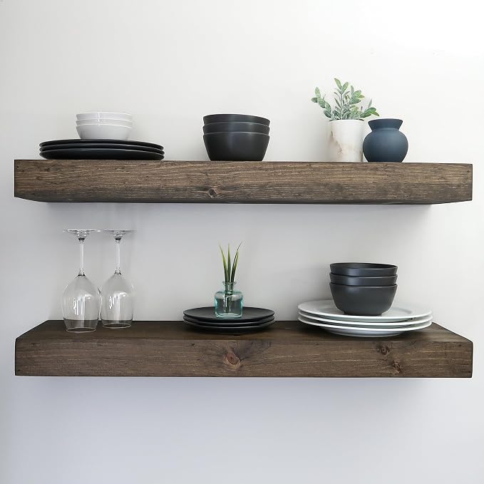 Urbandi Modern Floating Shelves 3 Inches Thick - Image 4