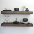 Urbandi Modern Floating Shelves 3 Inches Thick by Hand-madeInUSA