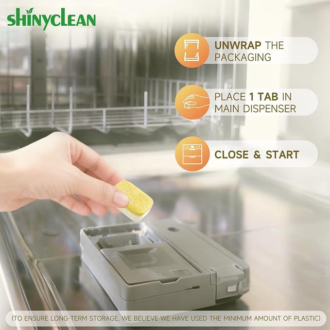 Heavy Duty Dishwasher Cleaning Tablets | Natural Dishwasher Cleaner and - Image 5