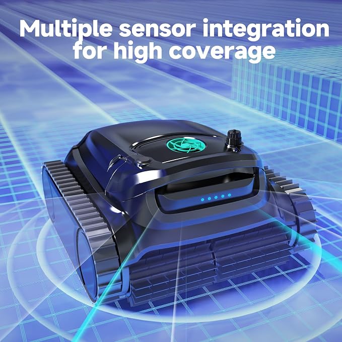 WYBOT M1 Robotic Pool Vacuum Cleaner, 7 Modes & 6 Paths, Dual Filtration - Image 6