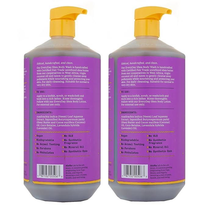 Alaffia Everyday Shea Body Wash, Naturally Helps Moisturize and Cleanse Without - Image 2