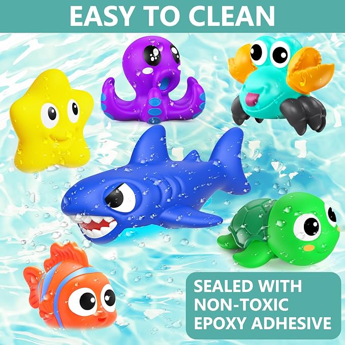 No Hole Mold Free Baby Bath Toys - Image 7