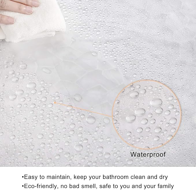 WELTRXE Shower Curtain Liner 8G EVA - Image 6