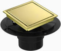 4 Inch Square Shower Floor Drain, Shower Drain Kit by Eblog
