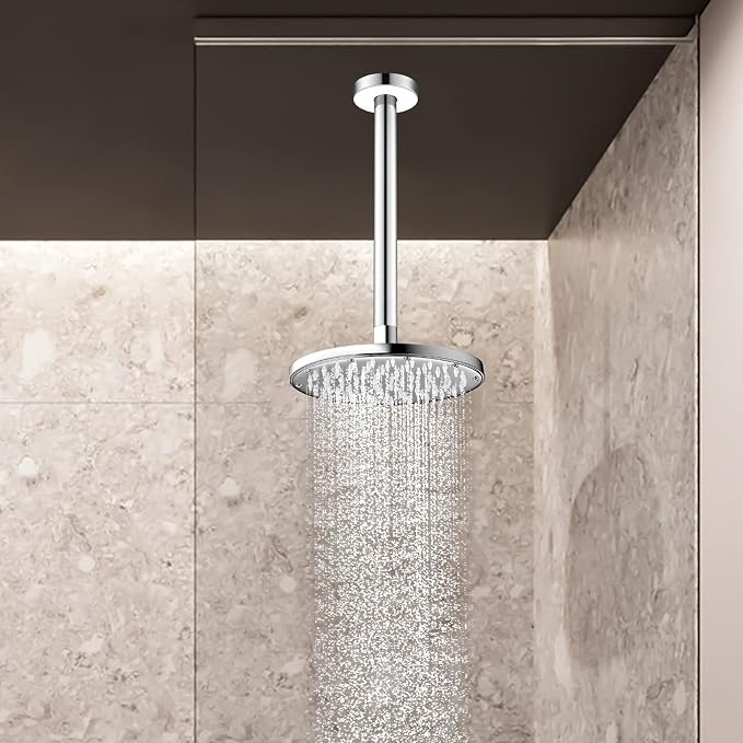Celling Mounted Extention Stainless Steel High Density Thickened Thread Shower - Image 6
