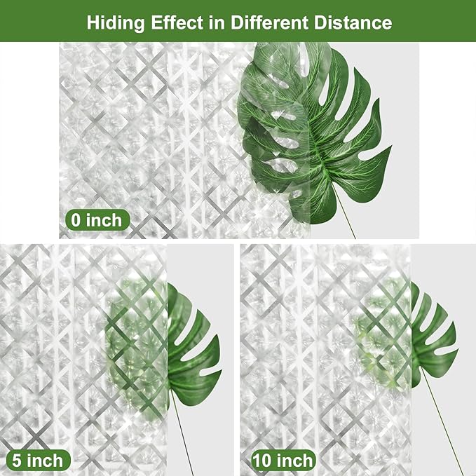 UFRIDAY 75 inch Long Plastic Clear Shower Curtain Liner, Waterproof Shower - Image 5