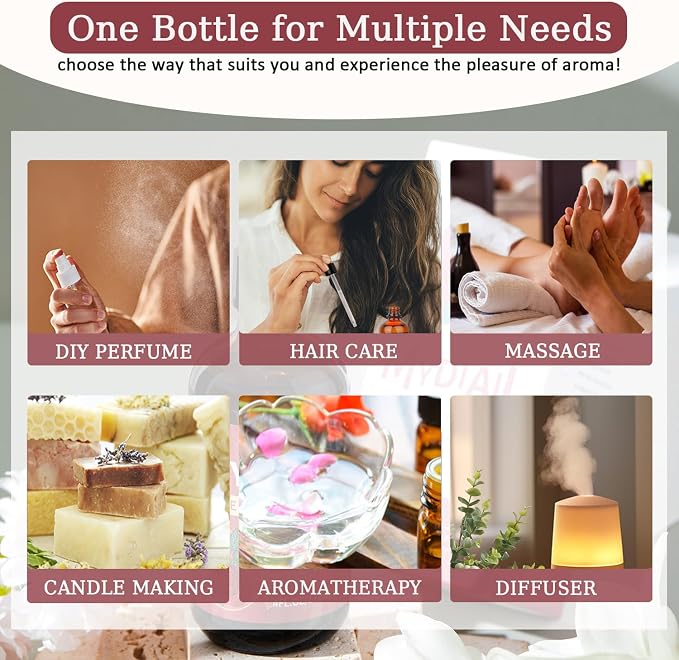 Rose Essential Oil 118ml Natural Premium Rose Oil Essential Oil - Image 4