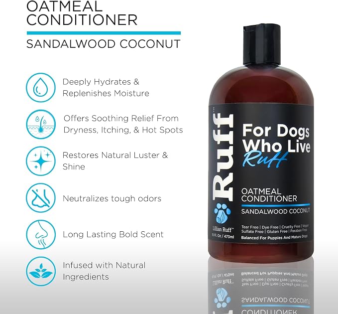 Ruff by Lillian Ruff Sandalwood Coconut Oatmeal Conditioner - Image 2