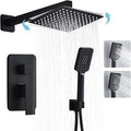 Bathroom Shower System 10 Inch Rain Shower Head and Handheld Wall Mounted by Anksaysh