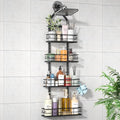 Shower Caddy Hanging Rustproof, 4 Tier Adjustable Hanging Shower Caddy Over by Unknown