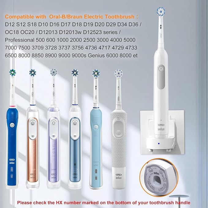 Teeteck Wall Charger for Braun Oral-B Electric Toothbrush, Electric Toothbrush - Image 2
