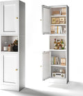 COFaR 67" Tall Metal Bathroom Storage Cabinet, 6-Tier Freestanding Linen Tower by COFAR