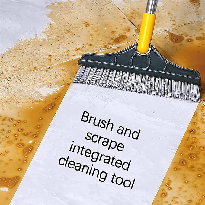 2 in 1 Cleaning Floor Scrub Brush Floor Brush Scrubber New Upgraded 53.5" Long - Image 3