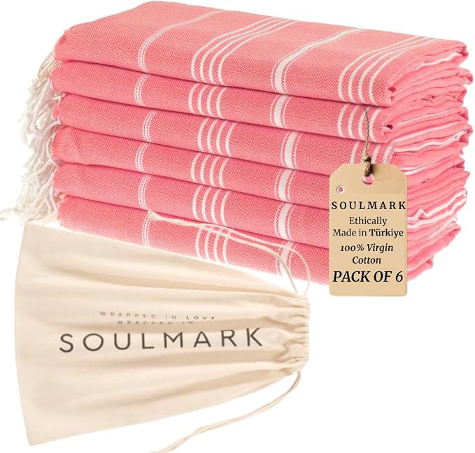 SOULMARK 100% Cotton Turkish Beach Towel by SOULMARK