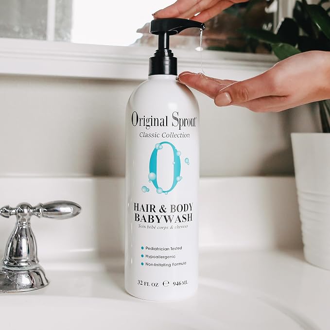 Original Sprout Baby Shampoo and Body Wash, Hypoallergenic Formula - Image 2