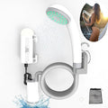 Portable Outdoor Shower Pump Camping Shower Pump Rechargeable LED IPX8 by Unknown