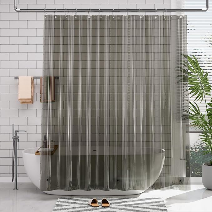 AmazerBath Extra Long Shower Curtain Liner, 72x84 Plastic Shower Curtain Liners - Image 9