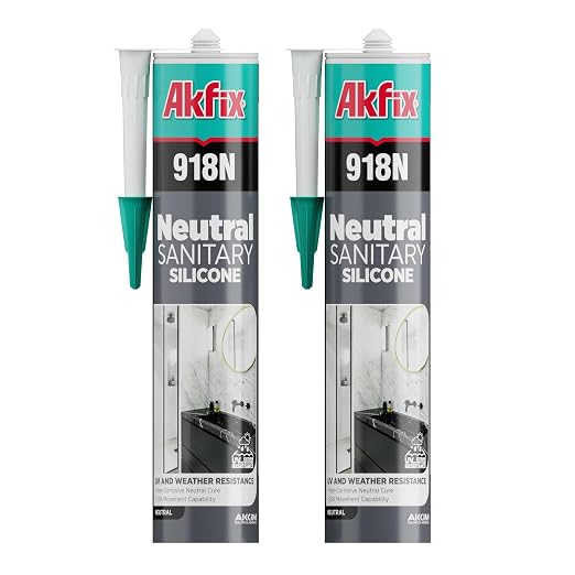 Akfix 918N Black 100% Silicone Caulk by Akfix