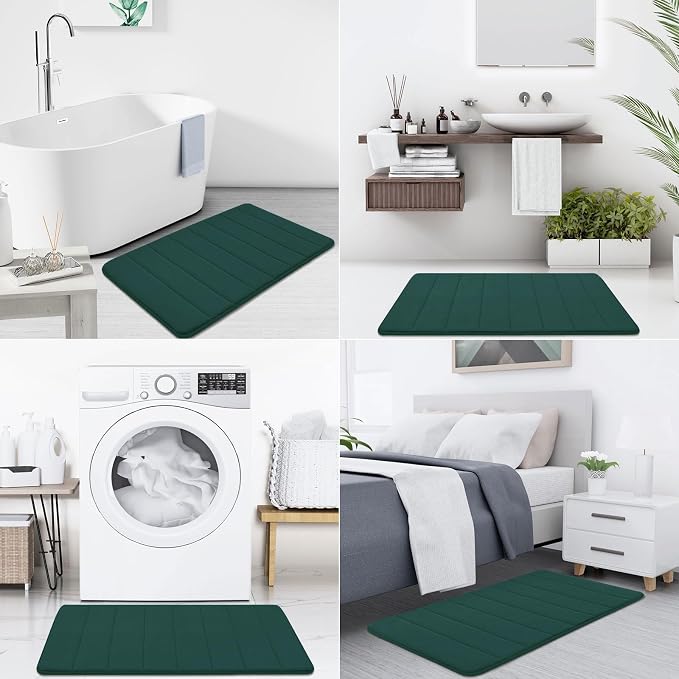 Buganda Memory Foam Bath Mat, 35.4" x 24", Ultra Soft and Non-Slip Bathroom Rugs - Image 7