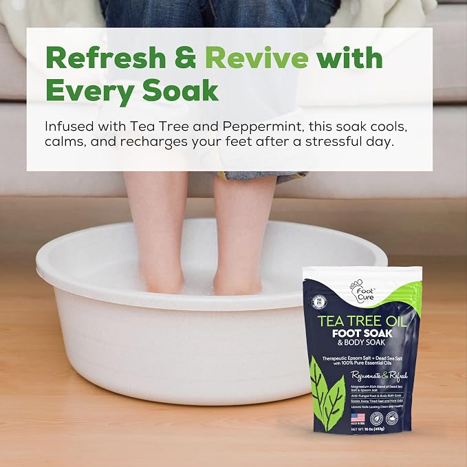 FOOT CURE Tea Tree Oil Foot Soak - Image 7