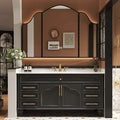 72Inch Bathroom Vanity with Sink, Freestanding Bathroom Cabinet with LED Smart by LUTHXAY