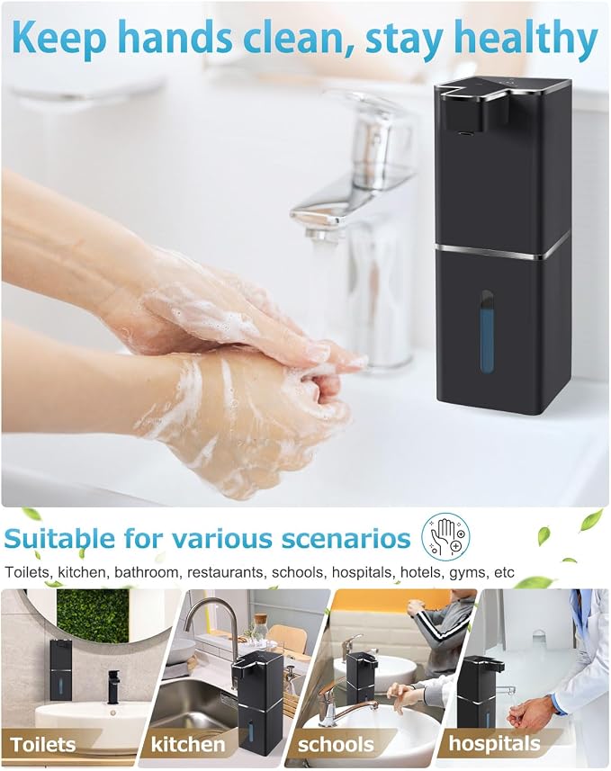 Automatic Liquid Soap Dispenser Touchless Soap Dispenser 380ml/12.8oz - Image 7