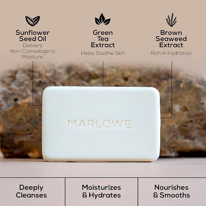 MARLOWE. No. 105 Bar Soap for Men 7 oz, Moisturizing Body Soap, Nourishing & - Image 7
