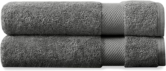 Delara Organic Cotton Luxuriously Plush Hand Towel Pack of 2 | GOTS & OEKO-TEX by Delara