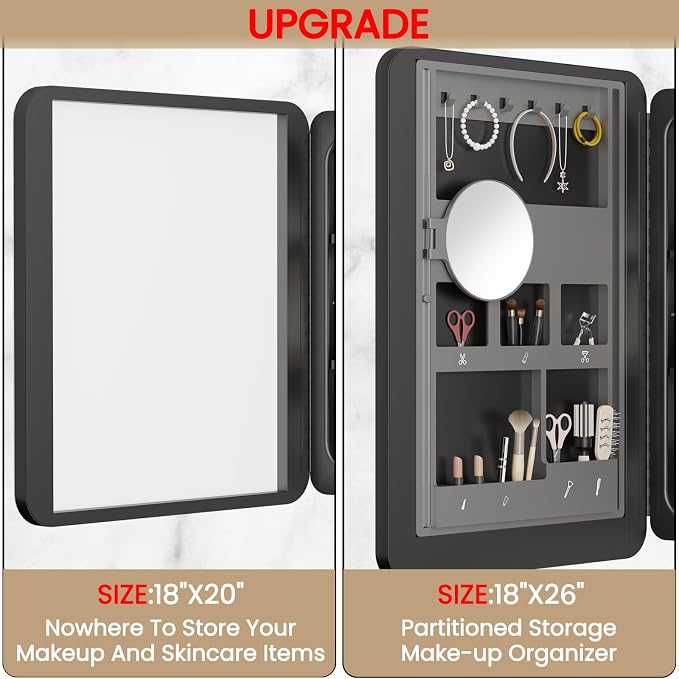 Rresyet 18×26 Bathroom Mirror Cabinet - Image 5