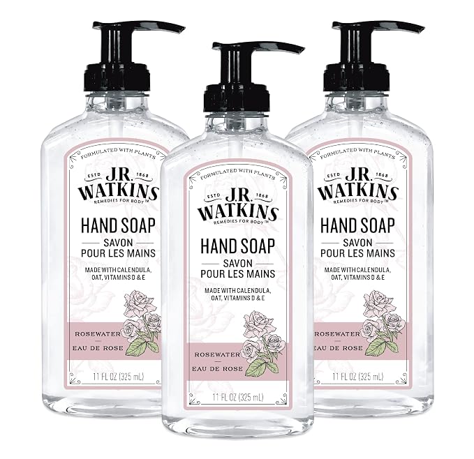 J.R. Watkins Gel Hand Soap, 3 Pack of 11 Fl Oz by JRWatkins