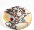 Koville Luxury Italy Calacatta Viola Marble Jewelry Dish, Small Round Trinket by Koville