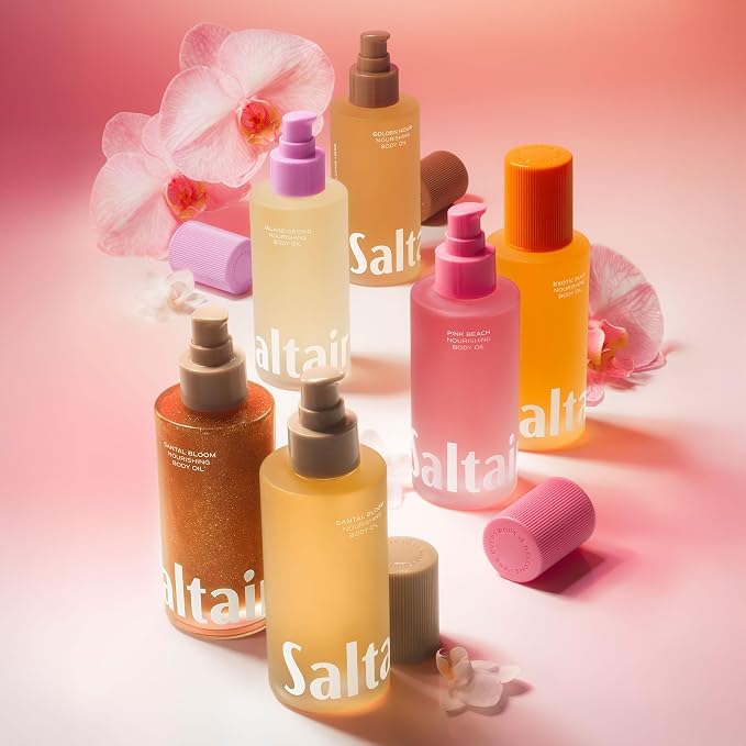 Saltair Body Oil. Luxurious Santal Bloom After Shower and Bath Oil Moisturizer - Image 4